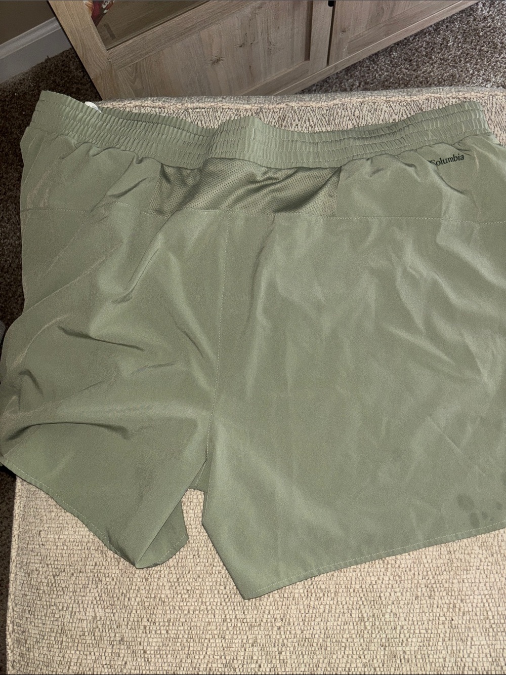 Columbia Plus Size Womens Light Olive Athletic Shorts